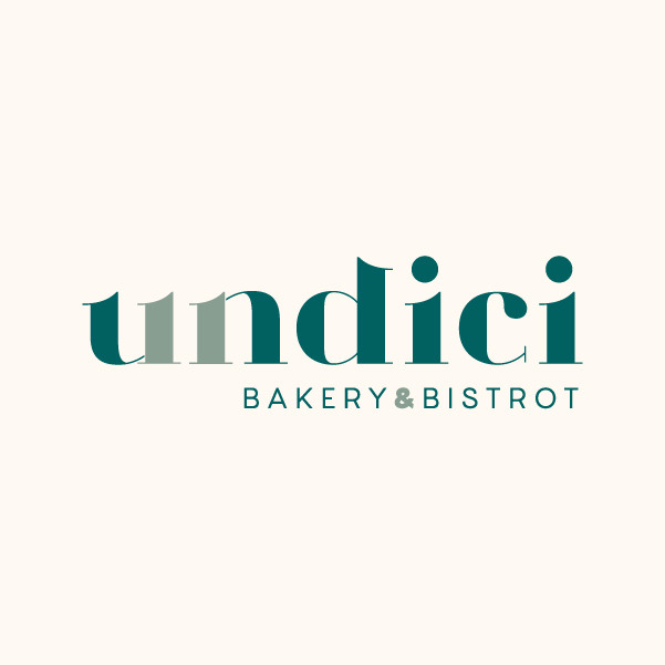 Logo Undici Bakery & Bistrot — logo e visual identity