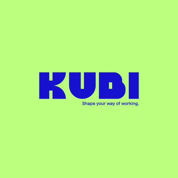 Logo Kubi — logo e visual identity per un concept di workspace